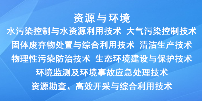 國(guó)家重點(diǎn)支持的高新（資源與環(huán)境）技術(shù)領(lǐng)域有哪些？