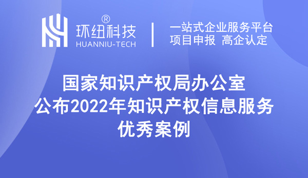 2022年知識(shí)產(chǎn)權(quán)信息服務(wù)優(yōu)秀案例