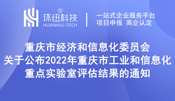 2022年重慶市工業(yè)和信息化重點(diǎn)實(shí)驗(yàn)室評(píng)估結(jié)果