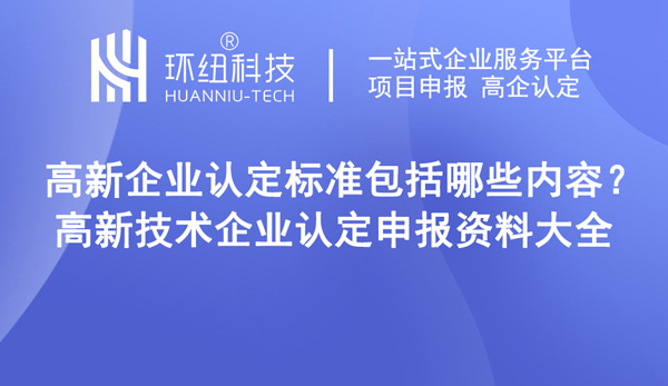 高新技術企業(yè)認定申報資料大全