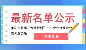 市經(jīng)信委 | 重慶市首屆“專精特新”中小企業(yè)優(yōu)秀企業(yè)家名單公示