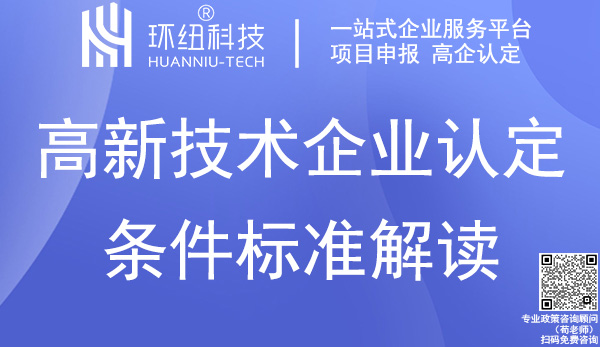 高新技術(shù)企業(yè)認定條件